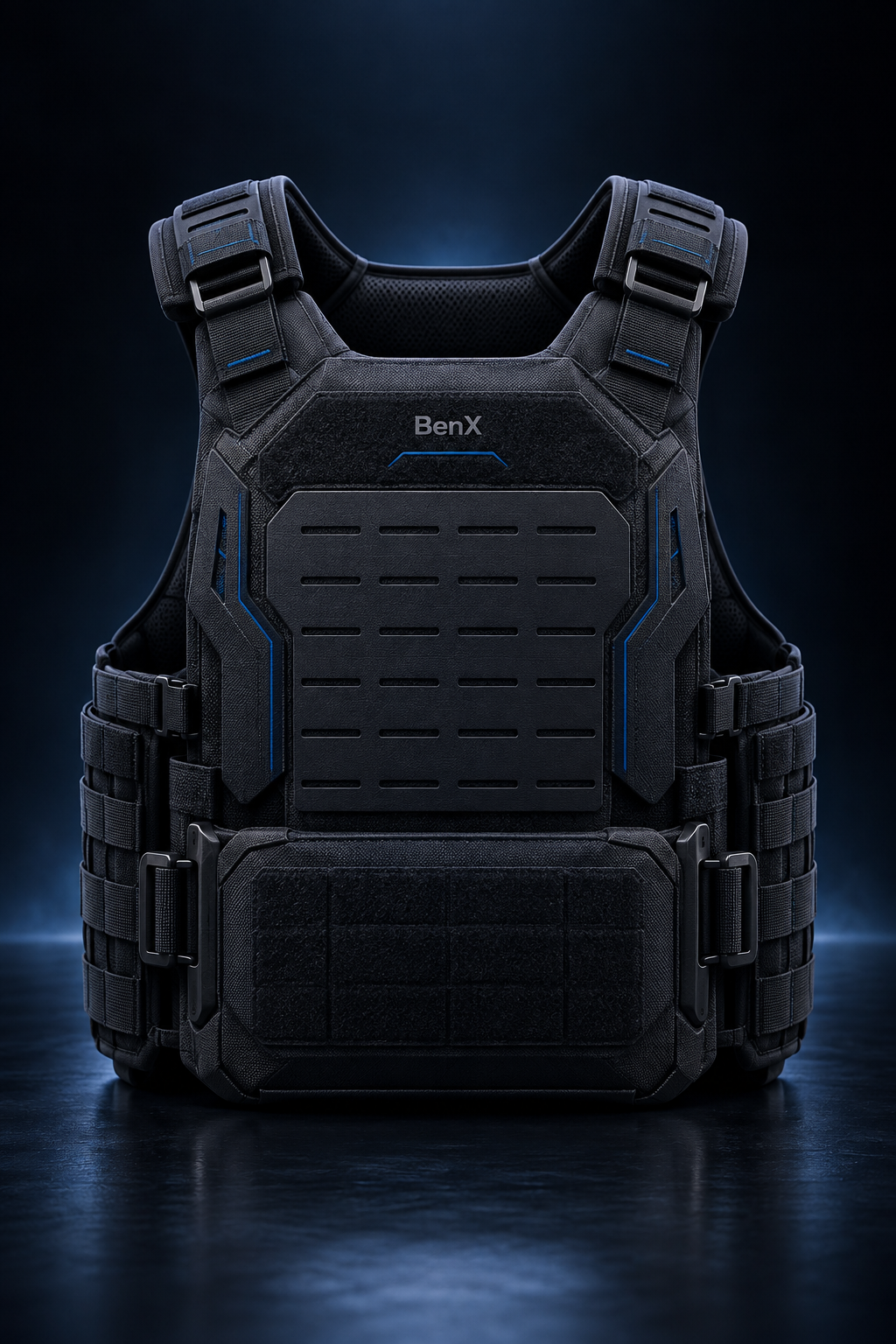 Project Bose protective vest concept bearing the BenX name